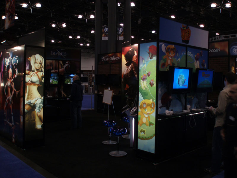 Illustration for article titled A Look At The Gaming Booths From Comic-Con